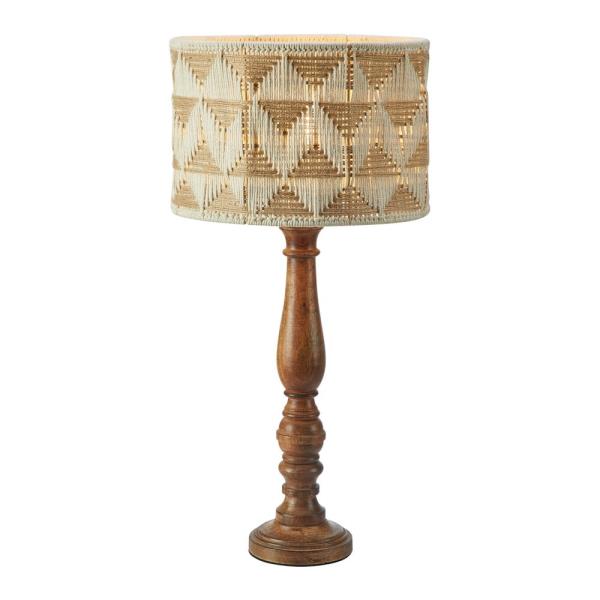 Stolová lampa s tienidlom z textilu a juty v hnedo-prírodnej farbe (výška 62,5 cm) Ano – Markslöjd Stolová lampa s tienidlom z textilu a juty v hnedo-prírodnej farbe (výška 62,5 cm) Ano – Markslöjd
