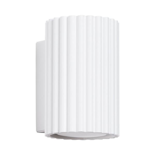 Biele nástenné svietidlo Gleam – Nice Lamps Biele nástenné svietidlo Gleam – Nice Lamps