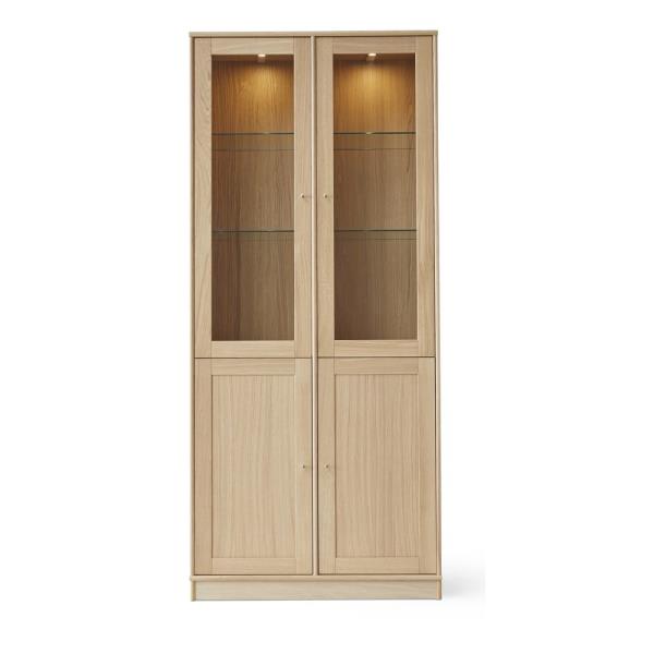 Vitrína s osvetlením v dekore duba 89x199 cm Mistral - Hammel Furniture Vitrína s osvetlením v dekore duba 89x199 cm Mistral - Hammel Furniture
